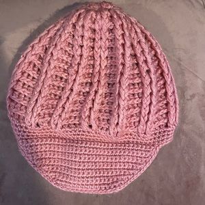 Unbranded Vtg Knit Cap W/ Bill